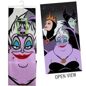 Disney Villains Ursula Beach Towel Maleficent Evil Queen Bath Towel